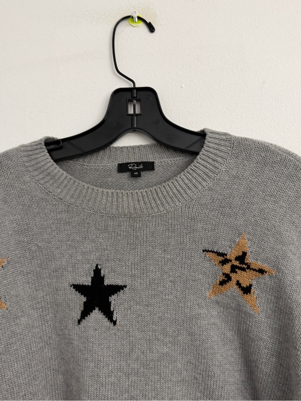 Rails Perci Star Gray Sweater Size XS Cotton/cashmere Blend - Picture 2 of 9